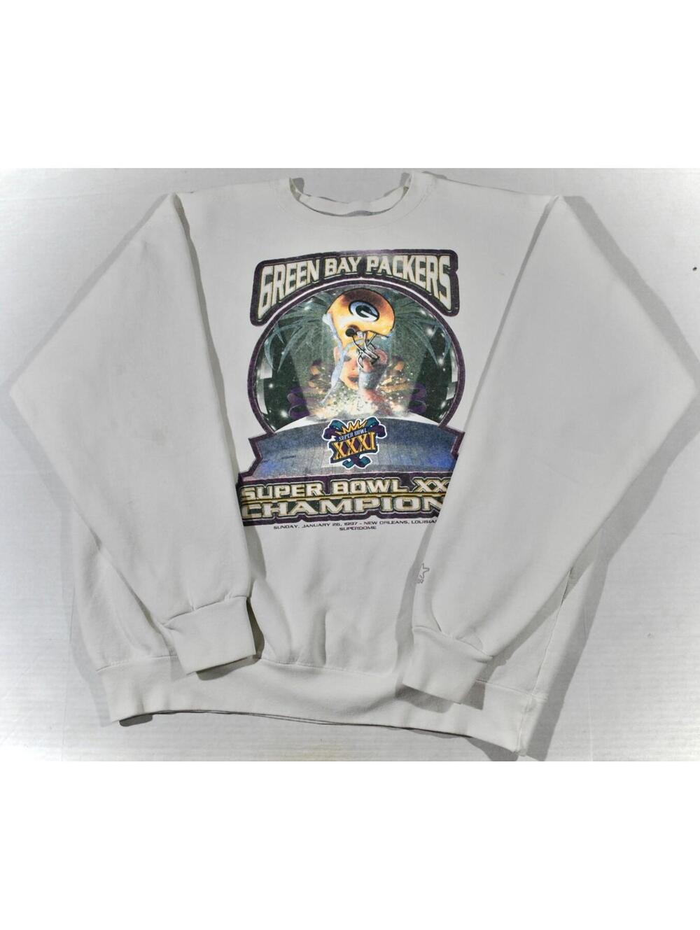 Vintage Green Bay Packers Super Bowl Starter Brand 90s Sweatshirt Size 2X-Large